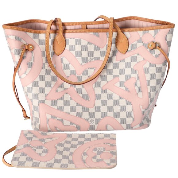 Louis Vuitton Neverfull MM Tote Limited Edition Damier Azur Tahitienne - Picture 1 of 9